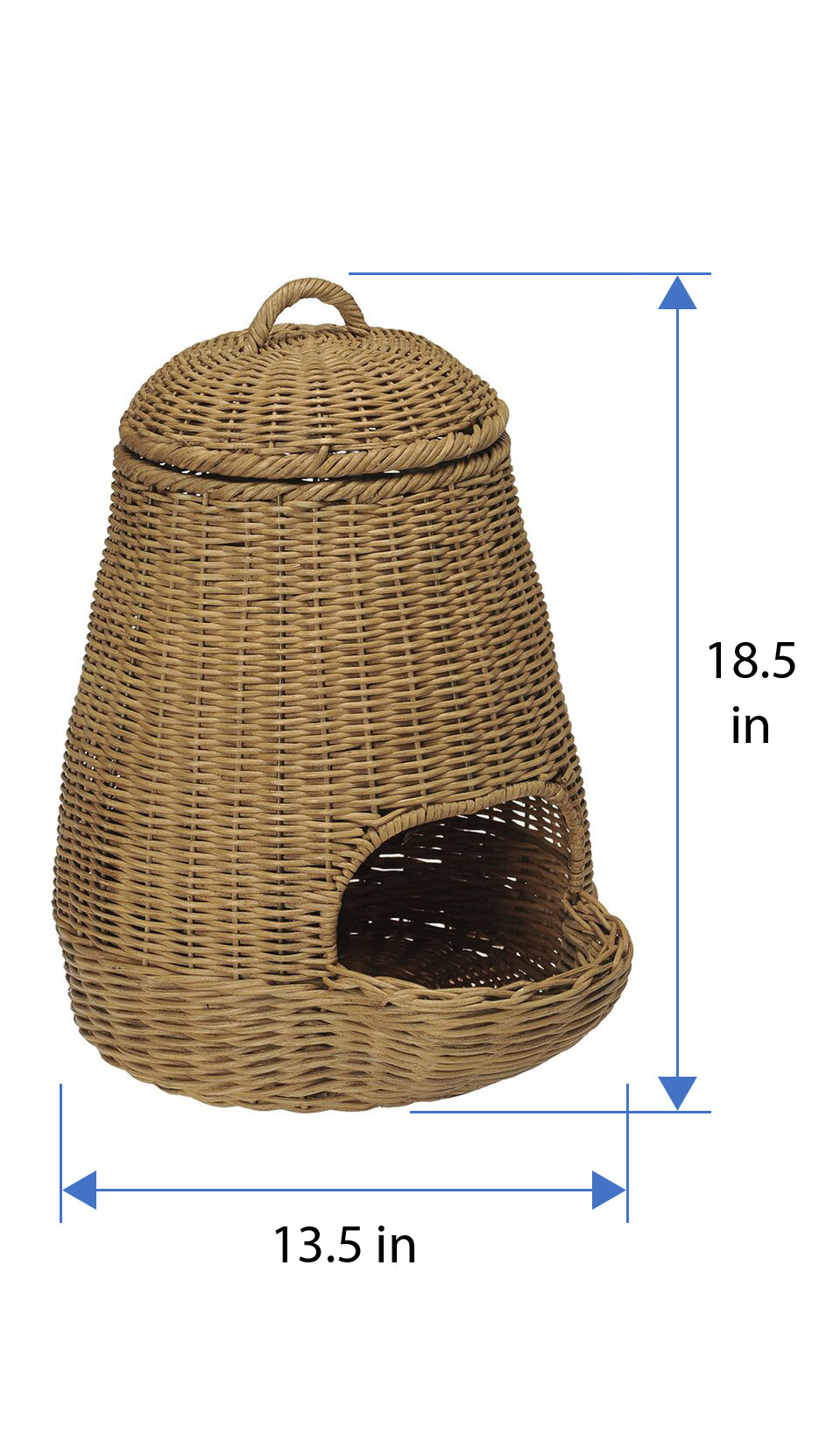 Wicker Potato & Onion Basket - Fruit & Vegetable Storage Basket