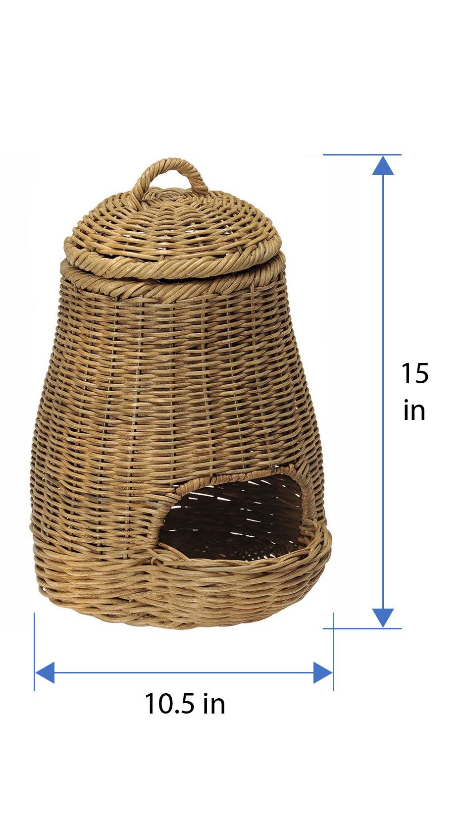 Wicker Potato & Onion Basket - Fruit & Vegetable Storage Basket