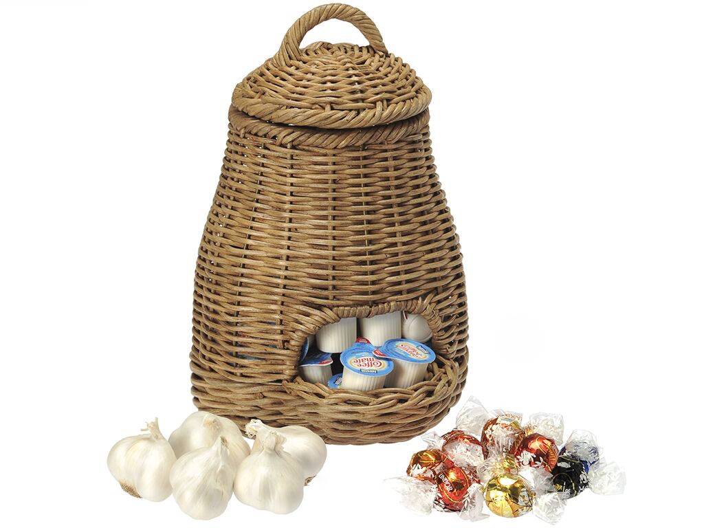 Wicker Potato & Onion Basket - Fruit & Vegetable Storage Basket