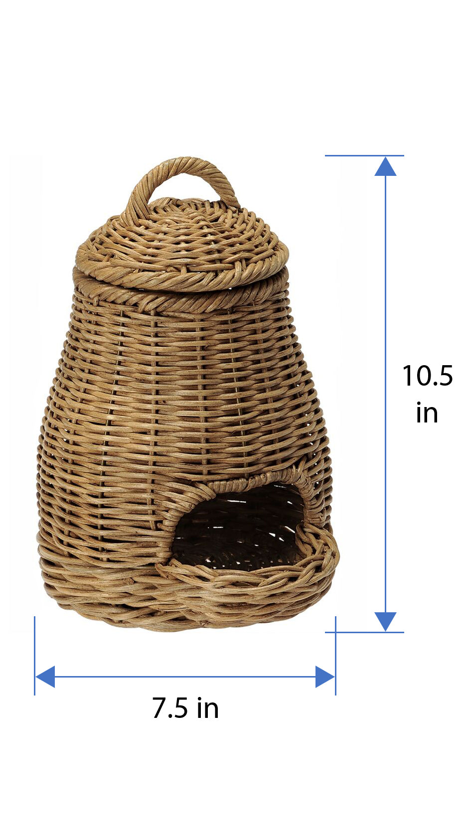 Wicker Potato & Onion Basket - Fruit & Vegetable Storage Basket