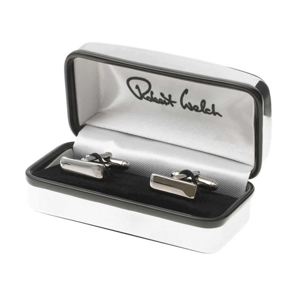 Stainless Steel Rectangular Cufflinks (Bright)