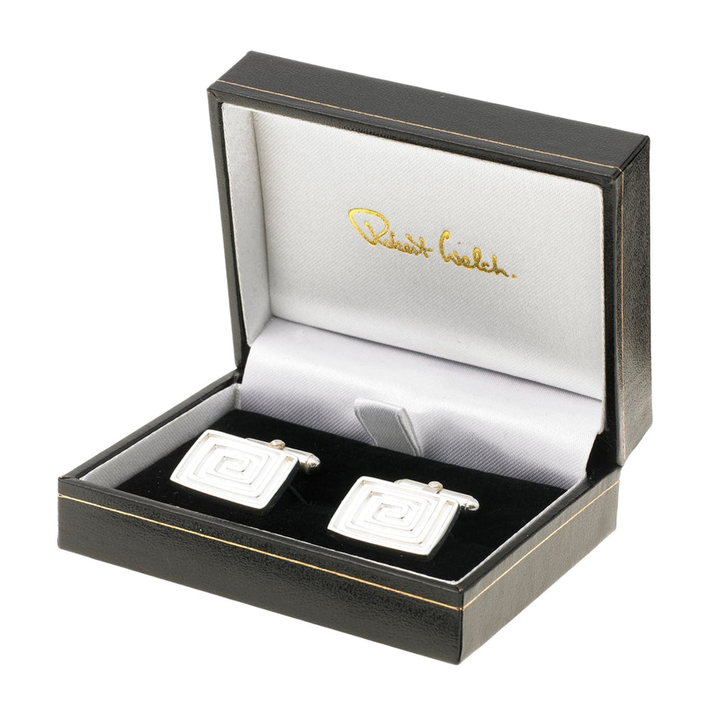 Sterling Silver Rectangular Cufflinks