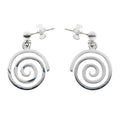 Spiral Drop Earrings