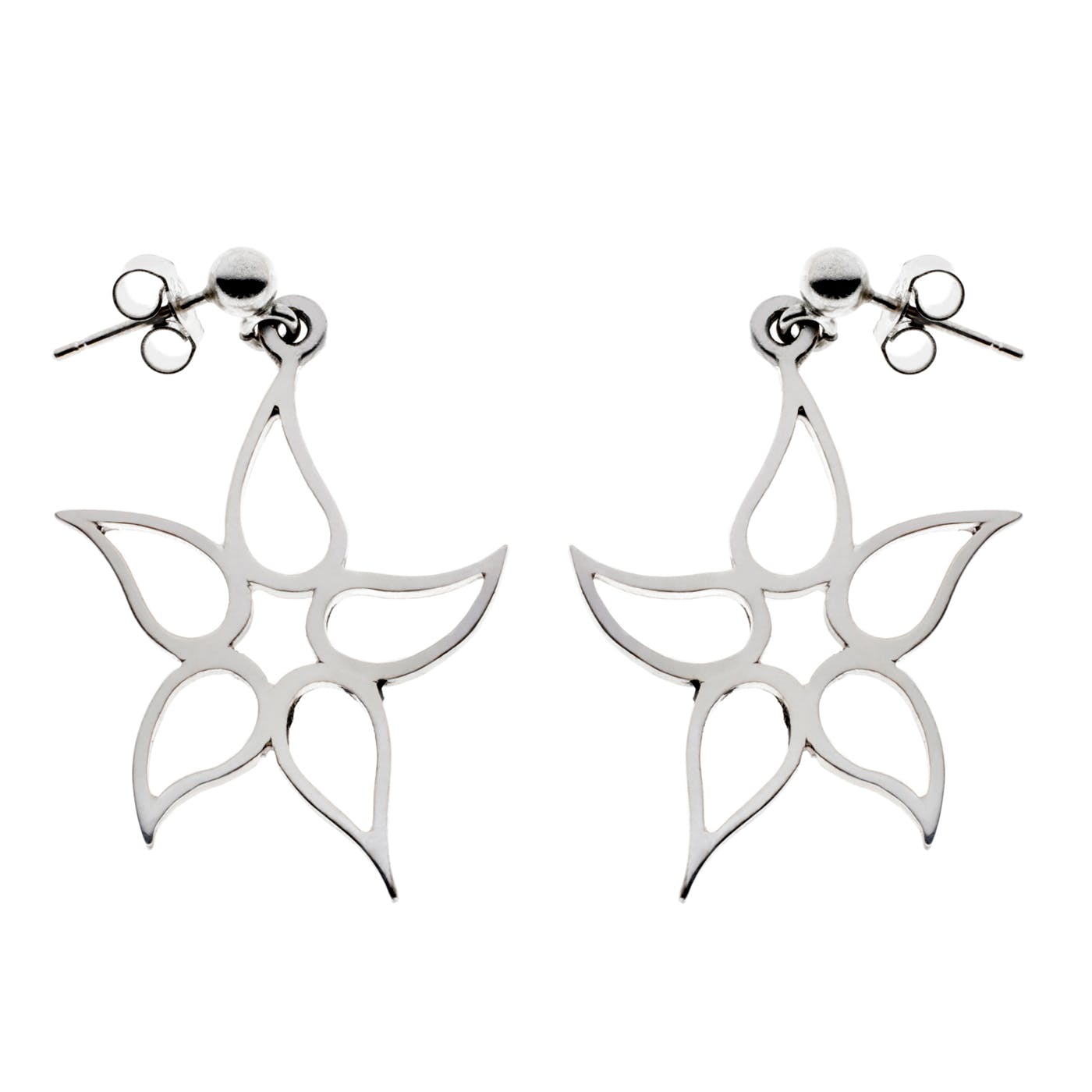 Starfish Necklace and Drop Earrings Set