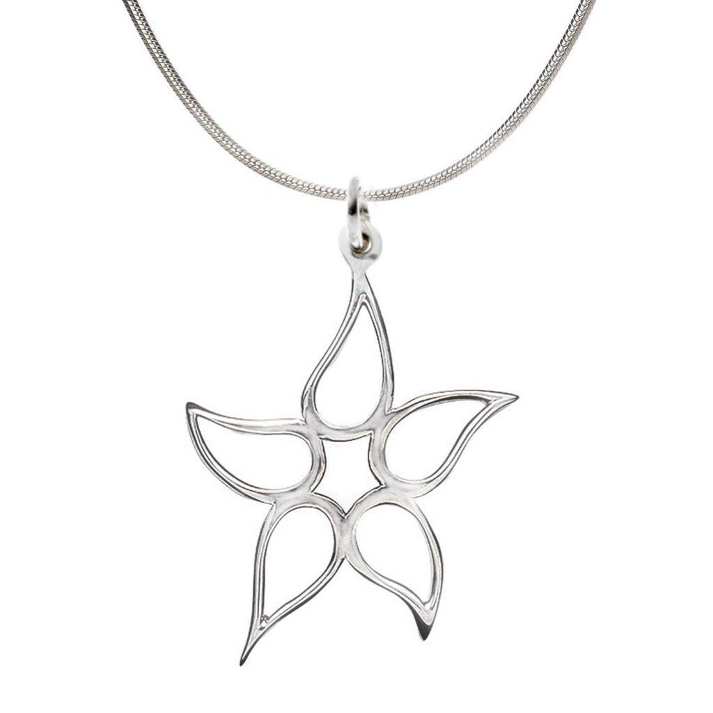 Starfish Necklace and Drop Earrings Set