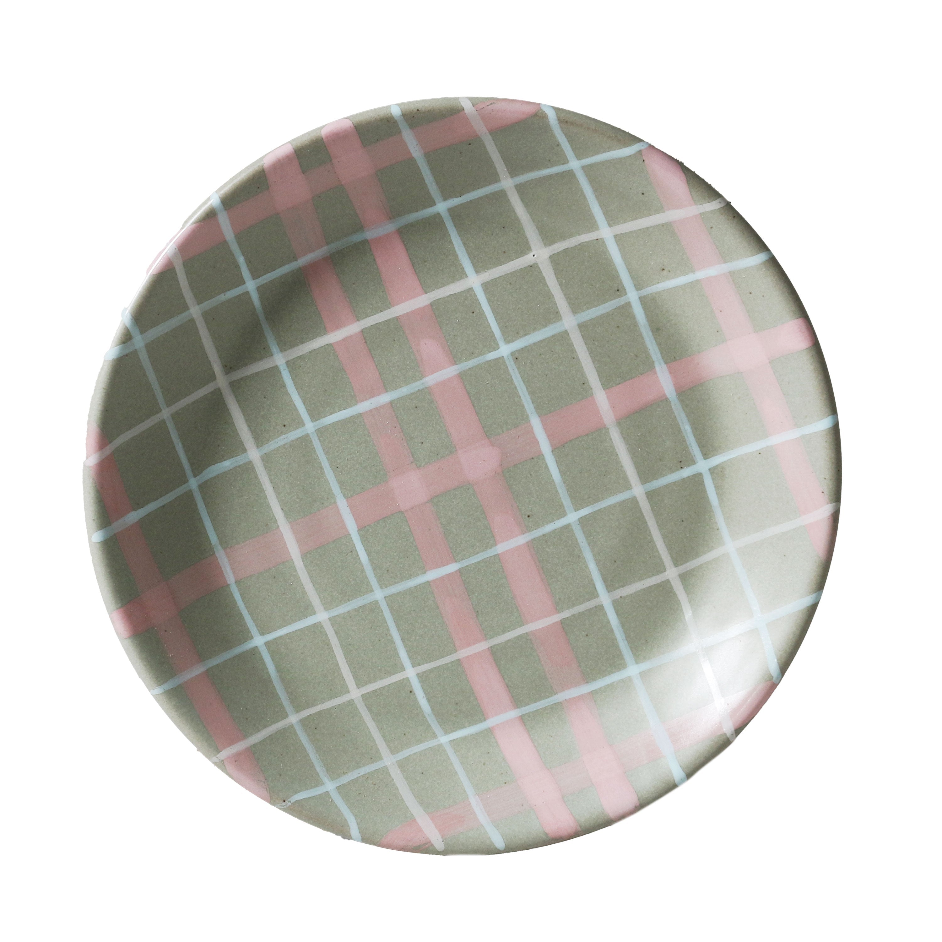 Sage & Blush Check Plate / Cat's Pyjamas