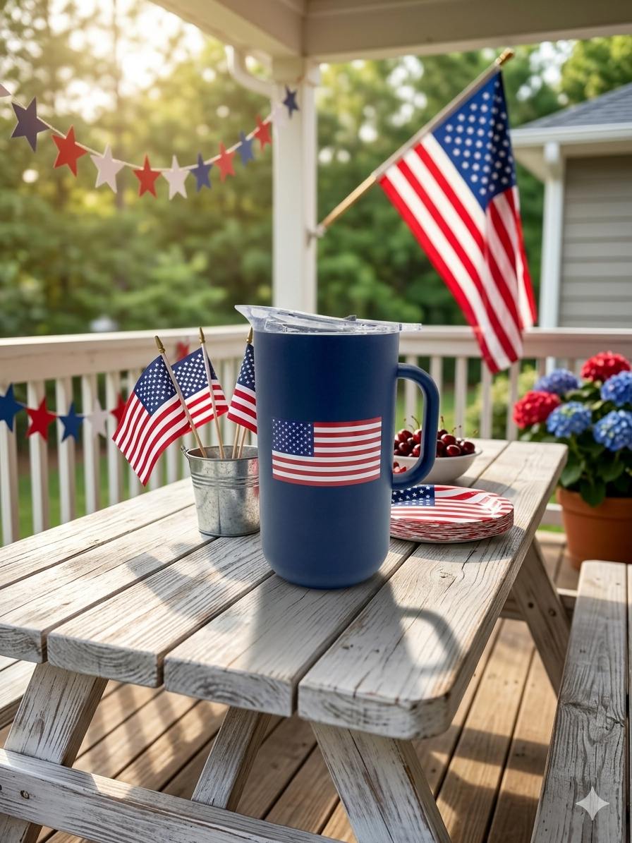 Vacuum-Insulated 2-Liter Pitcher  (Limited Edition) in Americana 250