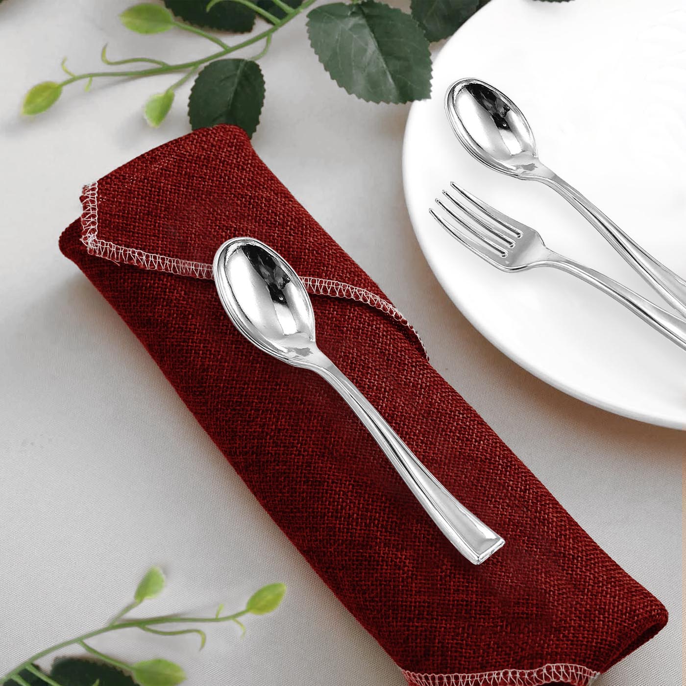 Clear Mini Plastic Disposable Tasting Spoons