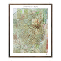 Adirondack Shaded Relief Map - No Frame