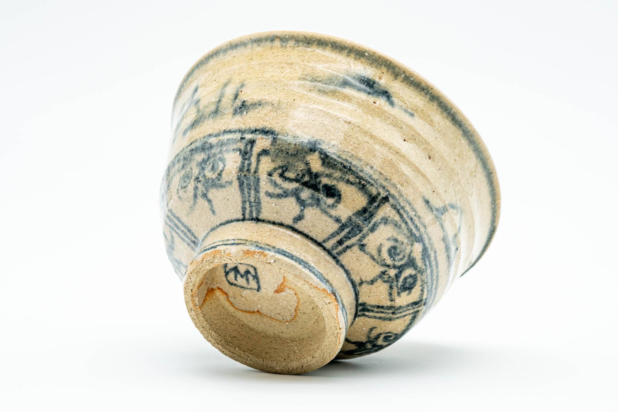 Japanese Matcha Bowl - 林 Antique Landscape Vietnamese-style Chawan - 250ml