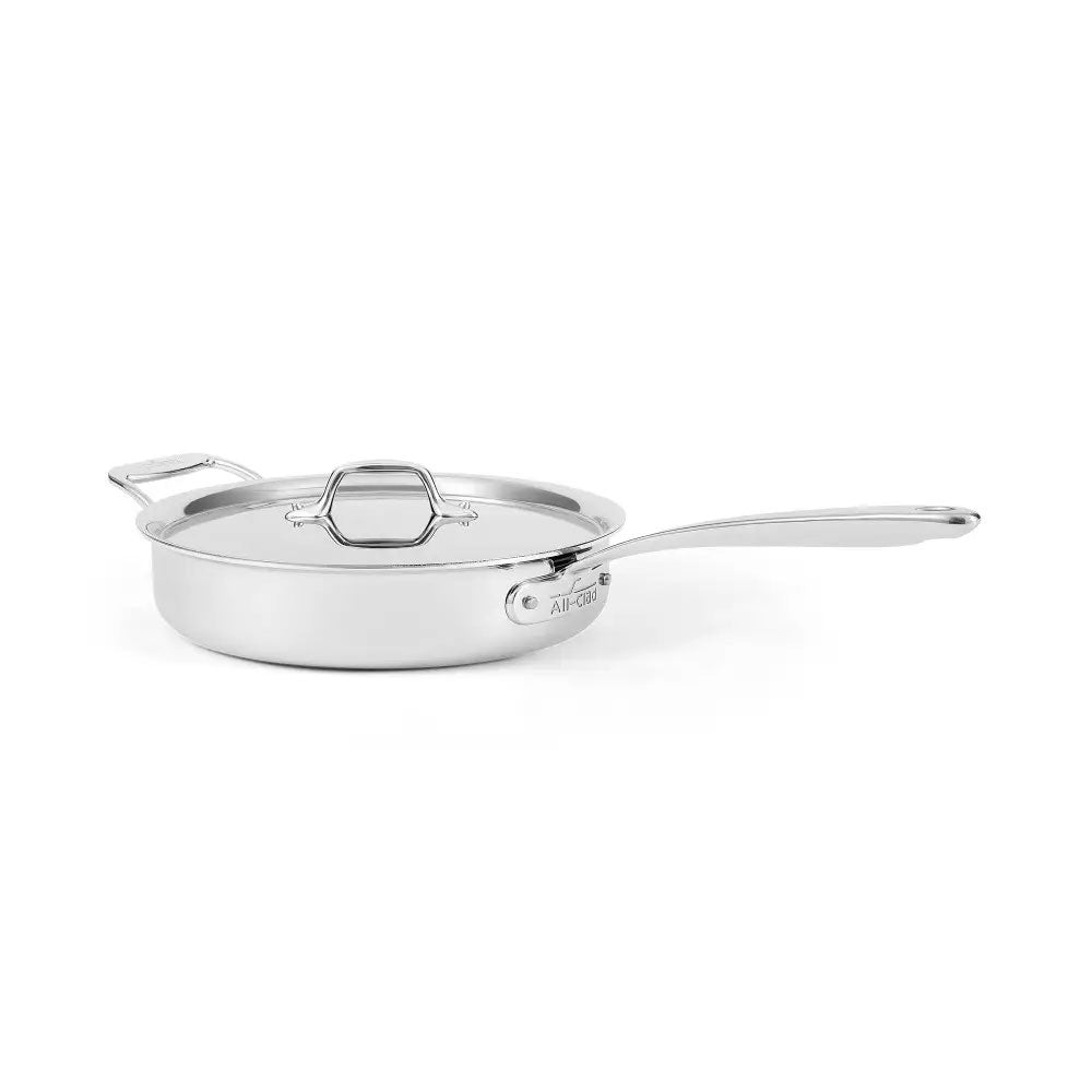All-Clad G5 Graphite Core Stainless Steel 5-ply 3qt (2.8L) Sauté Pan with Lid