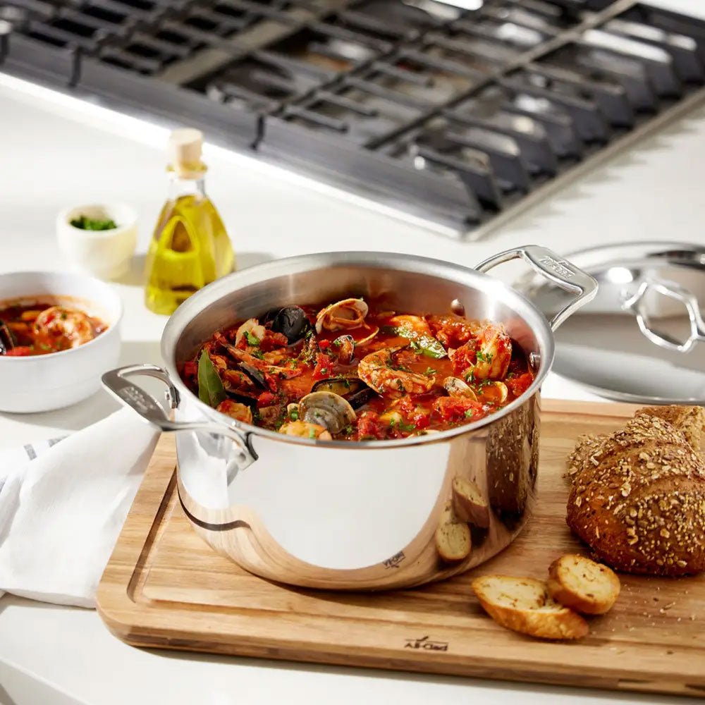 All-Clad G5 Graphite Core Stainless Steel 5-ply 8qt (7.6L) Stockpot with Lid