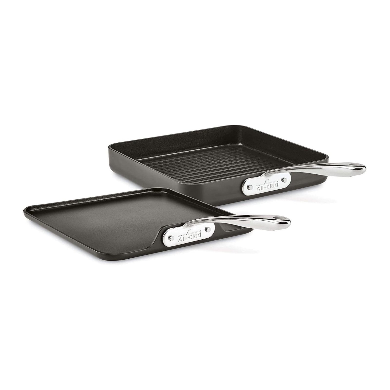 All-Clad Essentials Nonstick Grill & Griddle - 2 Piece Set