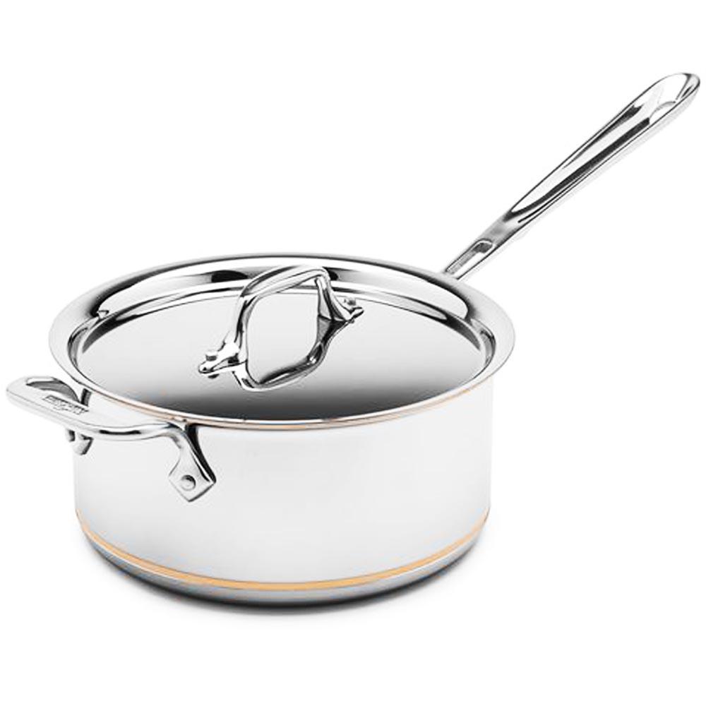 All-Clad Copper Core Stainless Saucepan with Lid