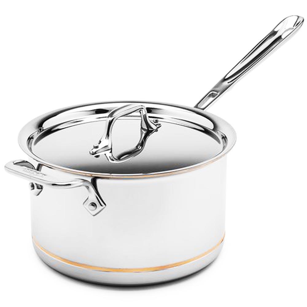 All-Clad Copper Core Stainless Saucepan with Lid