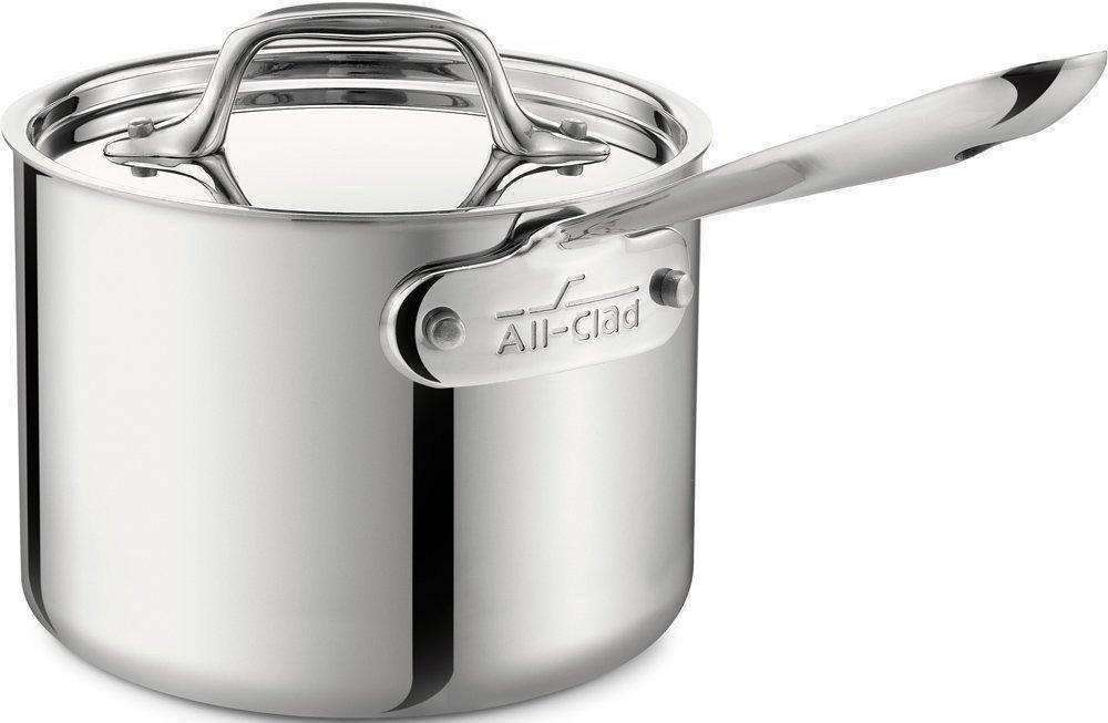 All-Clad D3 Stainless Saucepan with Lid