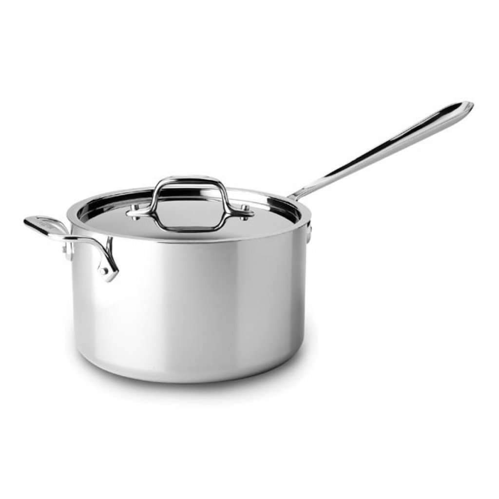 All-Clad D3 Stainless Saucepan with Lid