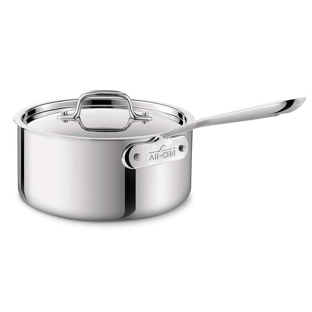 All-Clad D3 Stainless Saucepan with Lid