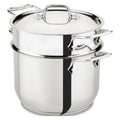 All-Clad Stainless 6QT Pasta Stockpot Set with Insert