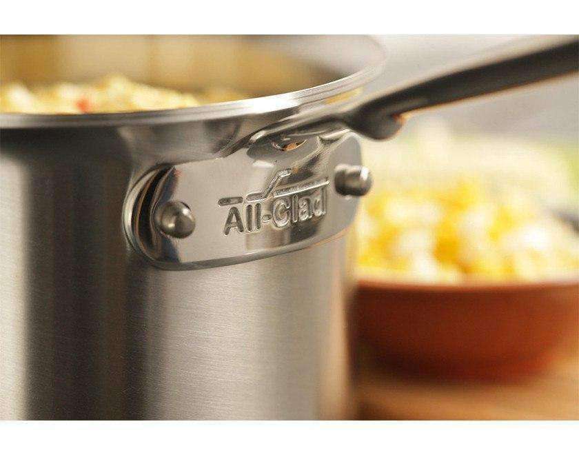 All-Clad Stainless D5 Brushed Saucepan with Lid