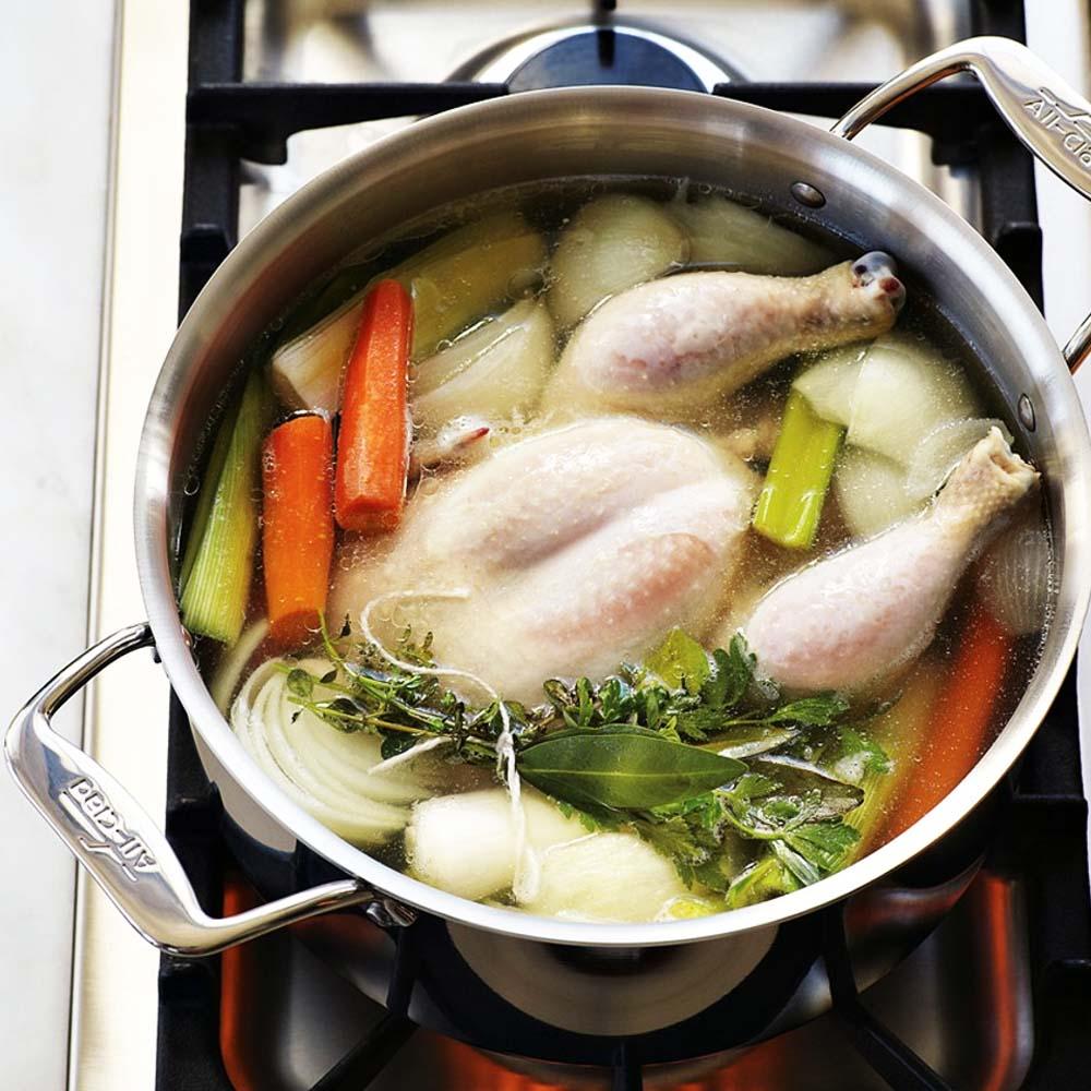 All-Clad Stainless D5 Polished 8 QT (7.6L) Stockpot with Lid