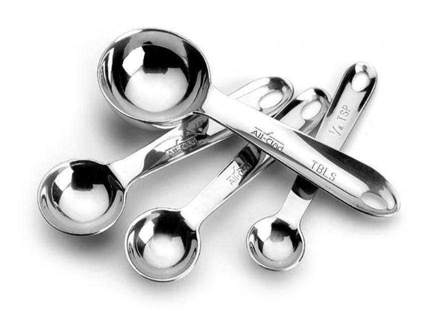 All-Clad Stainless Steel Measuring Spoon - 4 Piece Set