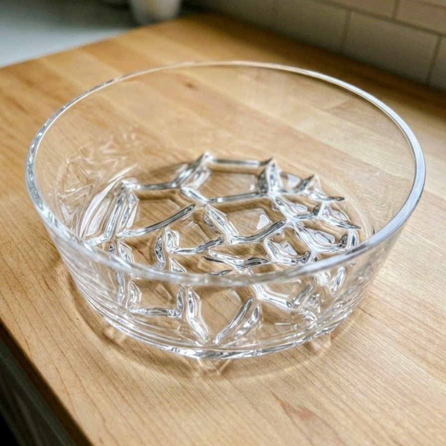 ALMAN VERRE SOUFFLE SALAD GLASS BOWL