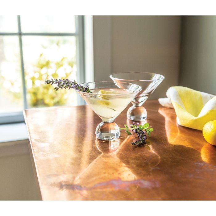 Simon Pearce  Benson Martini Set of 2 in Gift Box