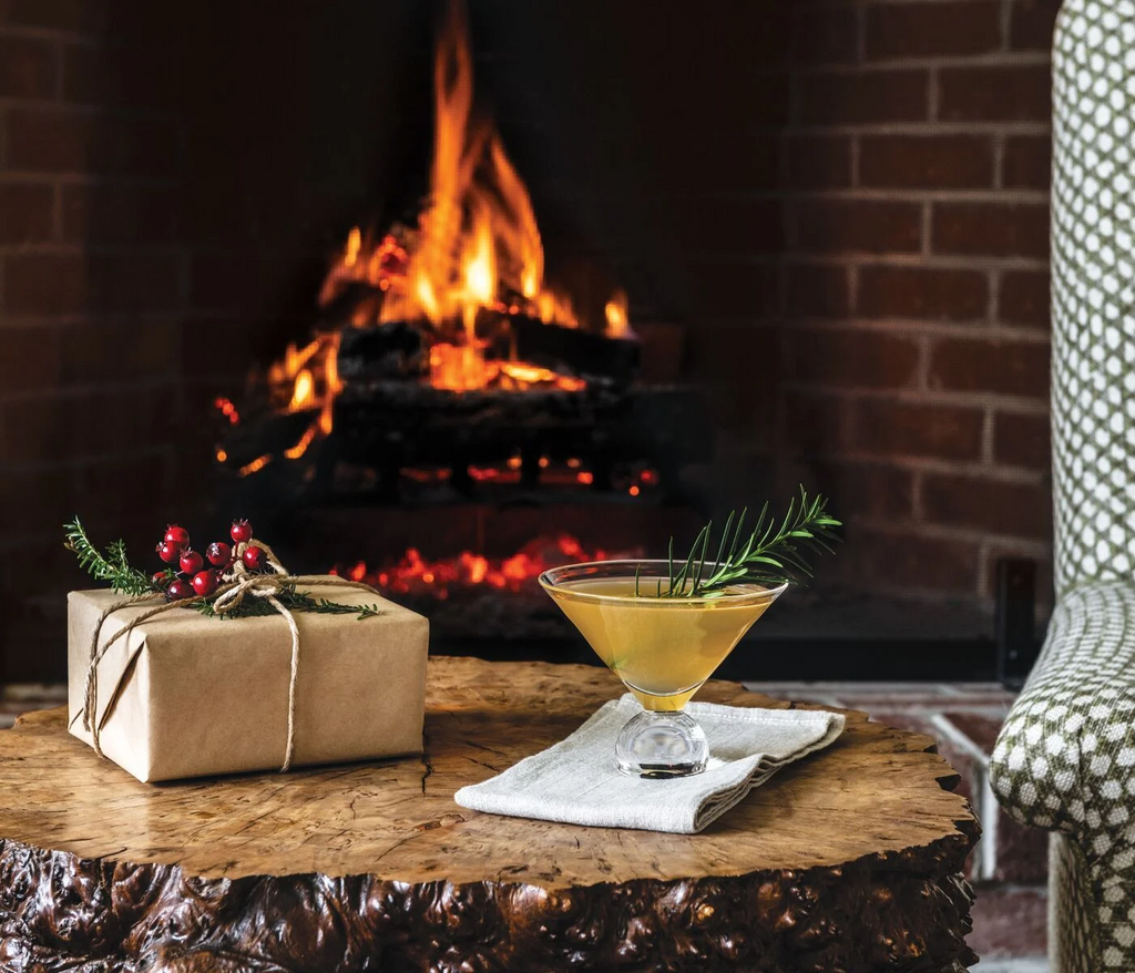 Simon Pearce  Benson Martini Set of 2 in Gift Box