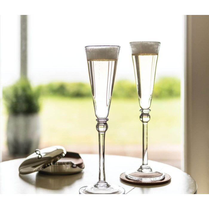 Simon Pearce Hartland Flutes in Gift Box