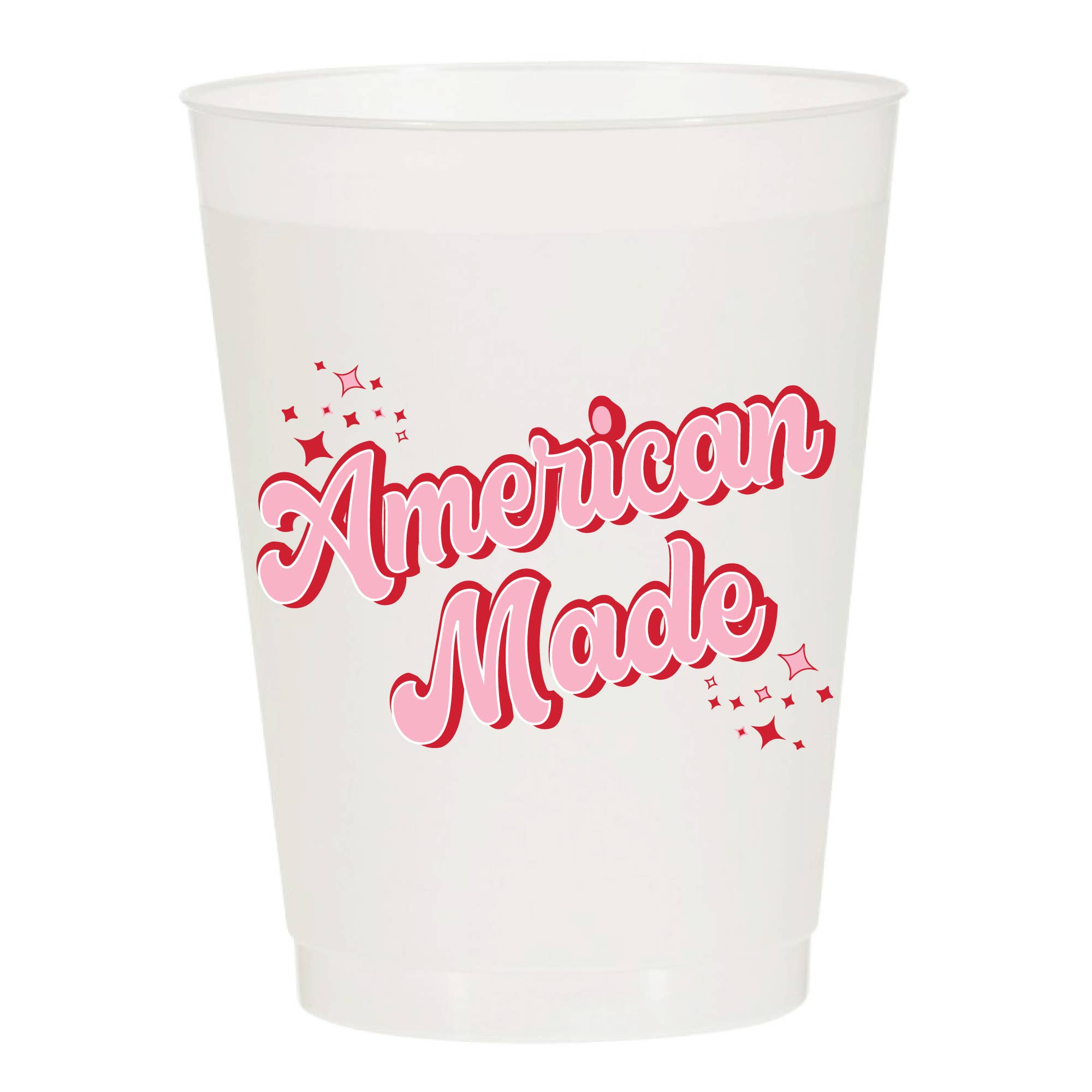 American Made Pink-Frosted-Patriotic