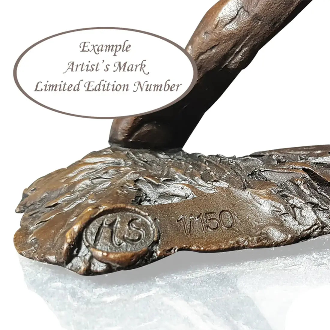 Richard Cooper Bronze Mouse on Apple