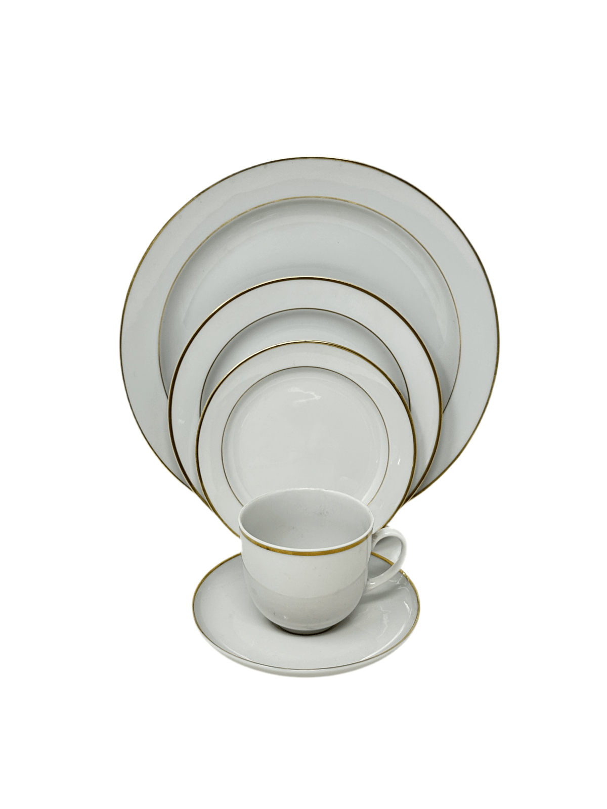 Arzberg Gold Rimmed - 5 Piece Place Setting