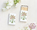 At Home Collection | Palm Tree Full Color Matchboxes
