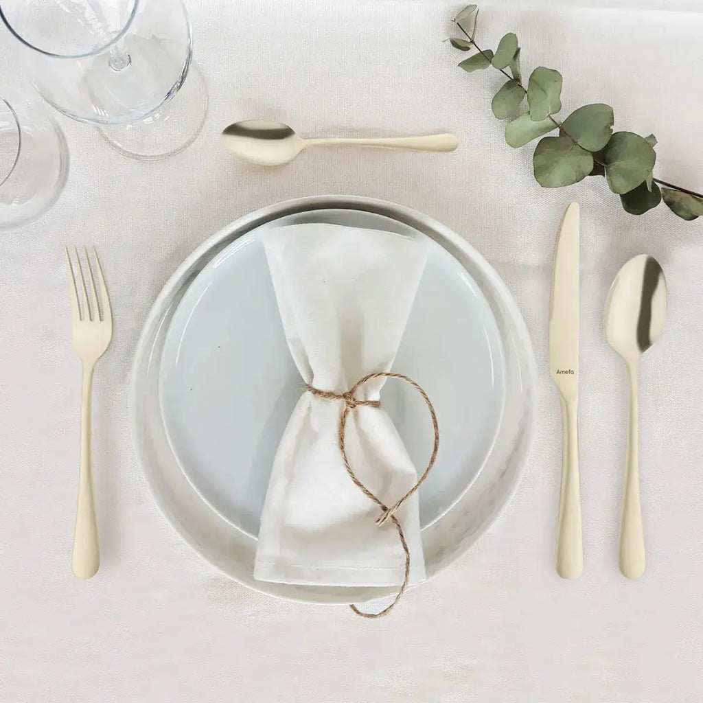 Amefa Austin Black 24pc Cutlery Set