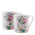 Aynsley Pink Peony Mugs