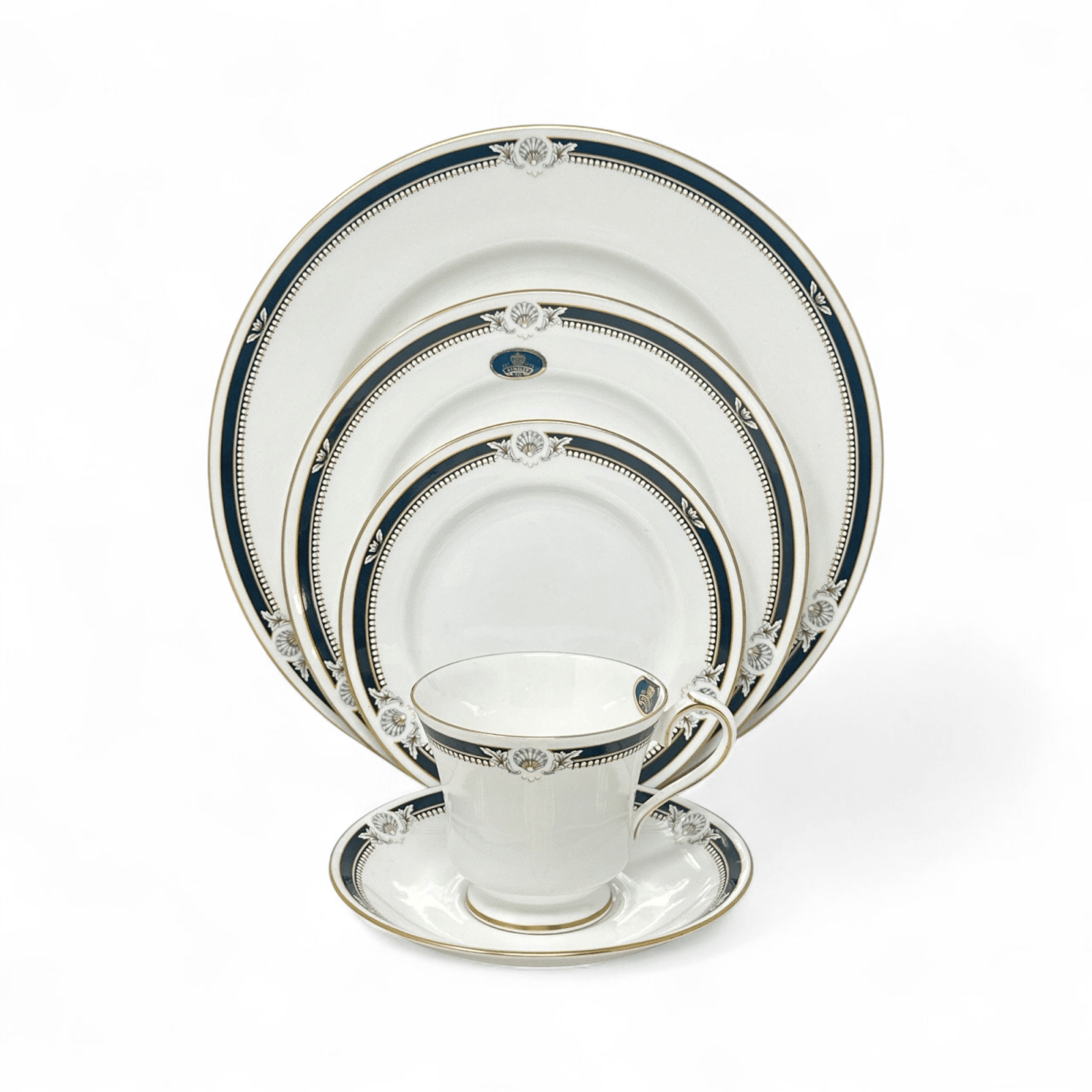 Aynsley South Pacific Black - 5 Piece Place Setting