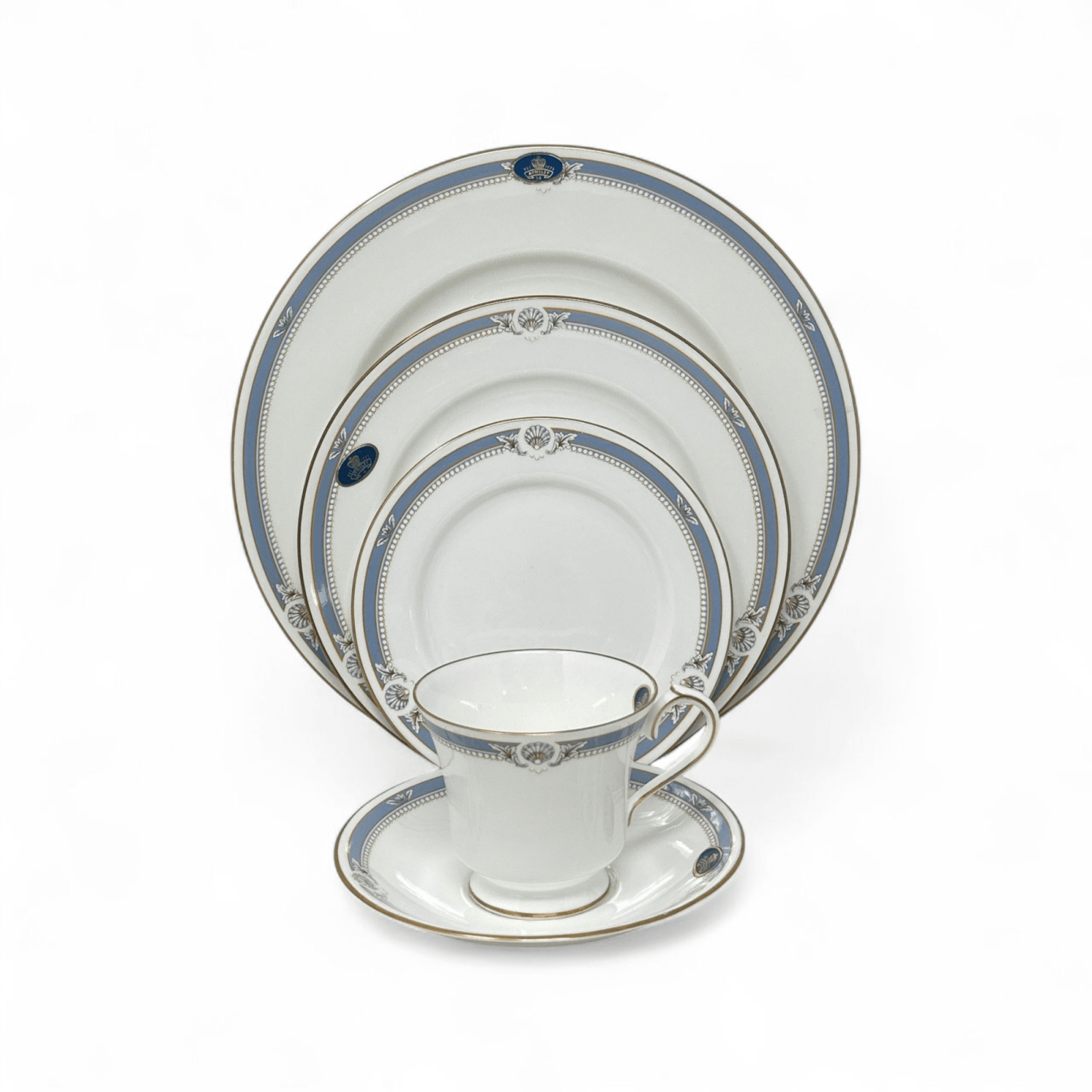 Aynsley South Pacific Blue - 5 Piece Place Setting