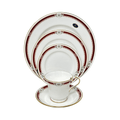 Aynsley South Pacific Maroon - 5 Piece Place Setting