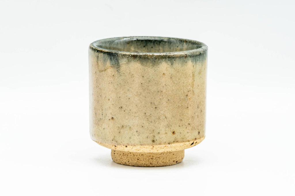 Japanese Teacup - Beige Black Glazed Guinomi - 45ml