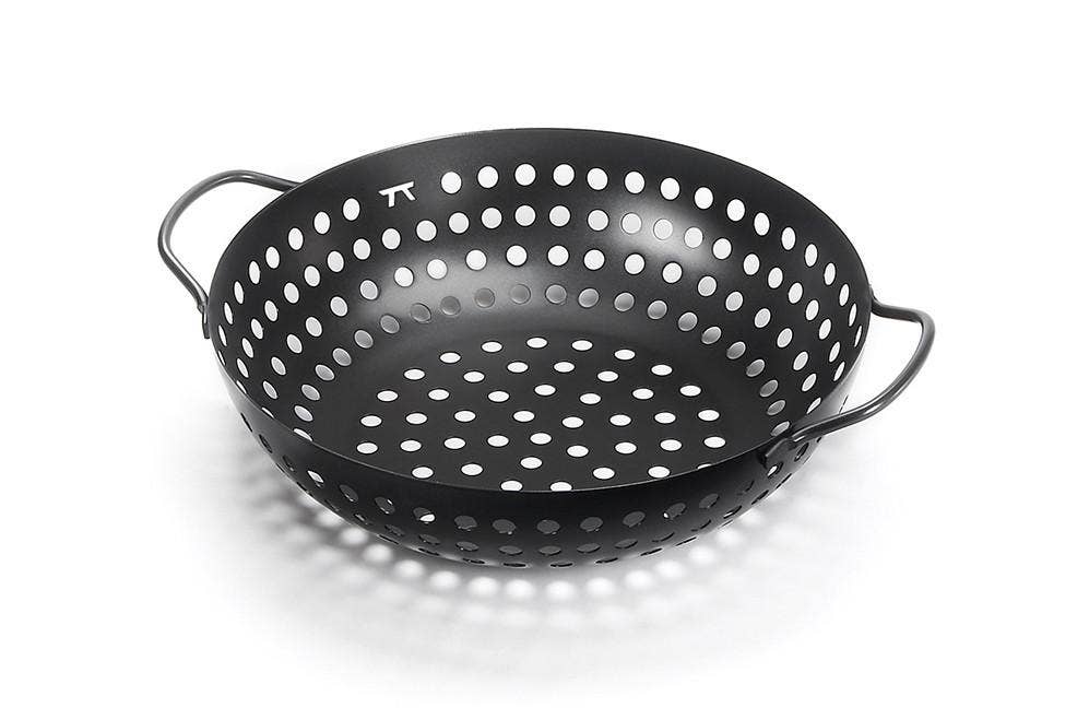 Non-Stick Round Grill Wok, 10.75"