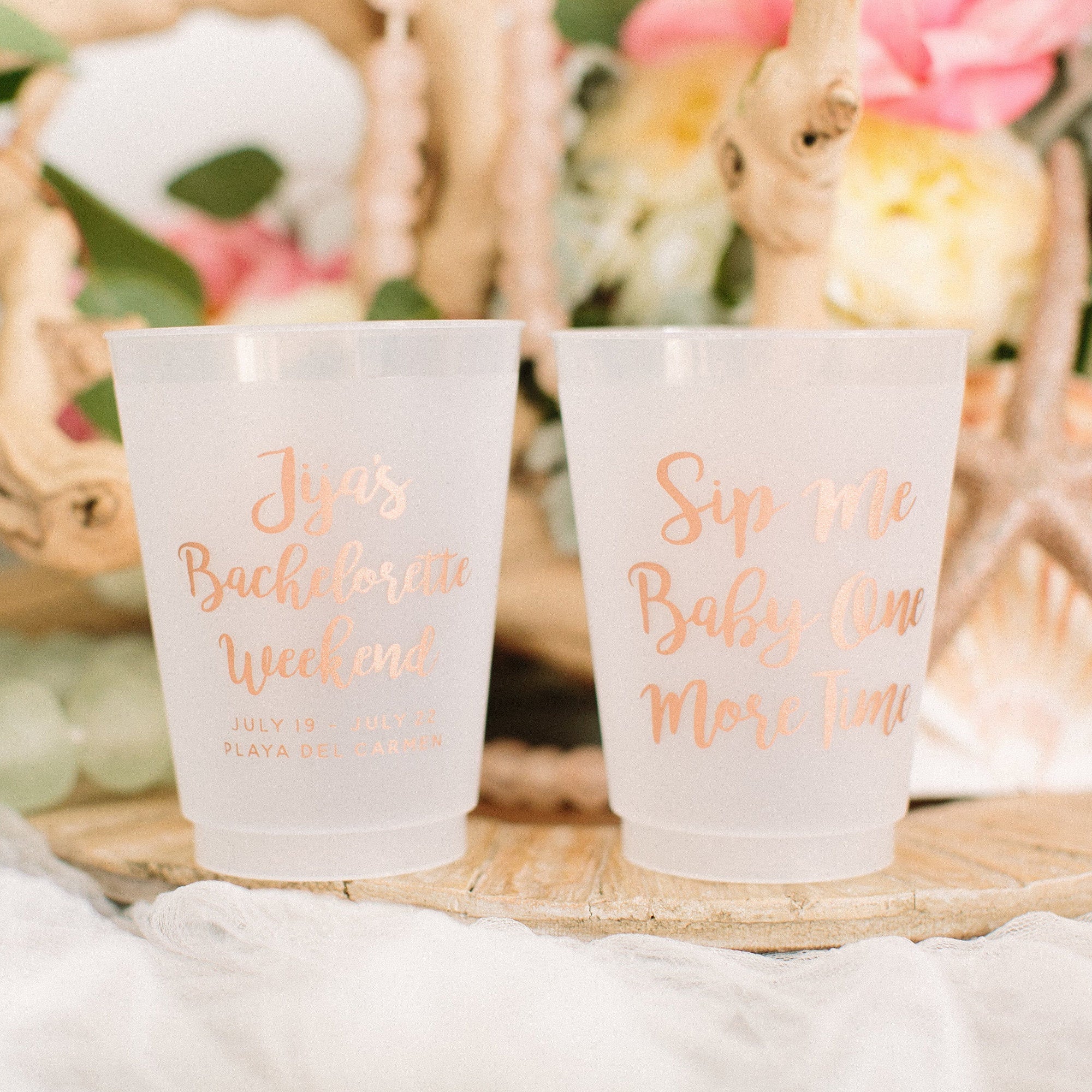 Bachelorette Party 16oz Frosted Cups #1726