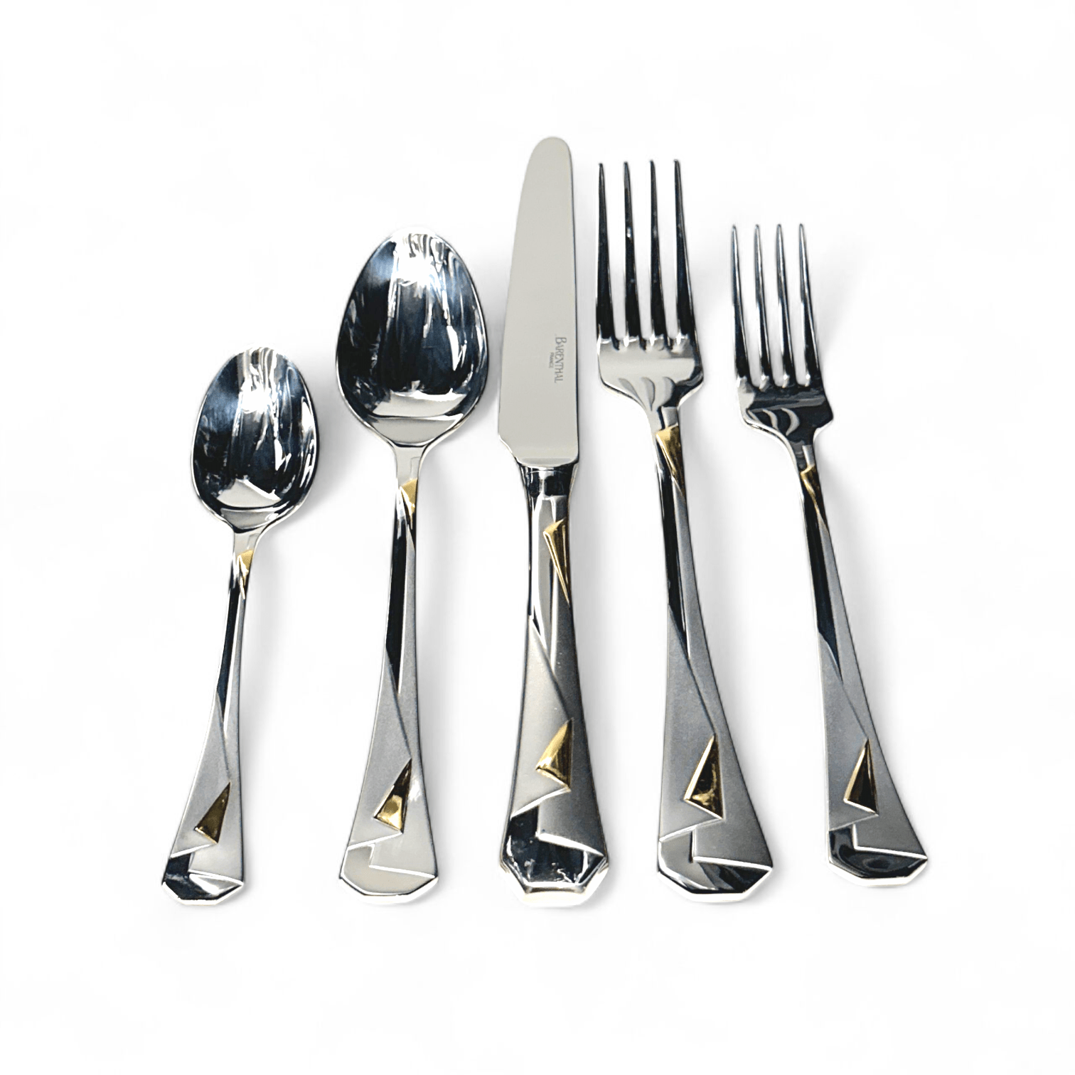 Barenthal Kimono Satin & Gold Flatware - 5 Piece Place Setting