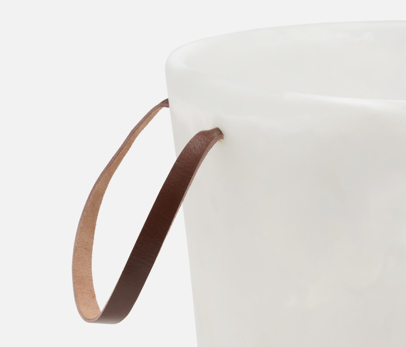 Wesley White Swirled Resin Champagne Bucket