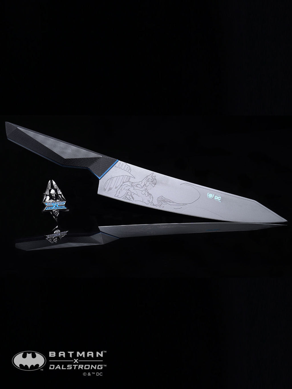 Chef's Knife 8" | Batman™ Edition | Shadow Black Series | Dalstrong ©