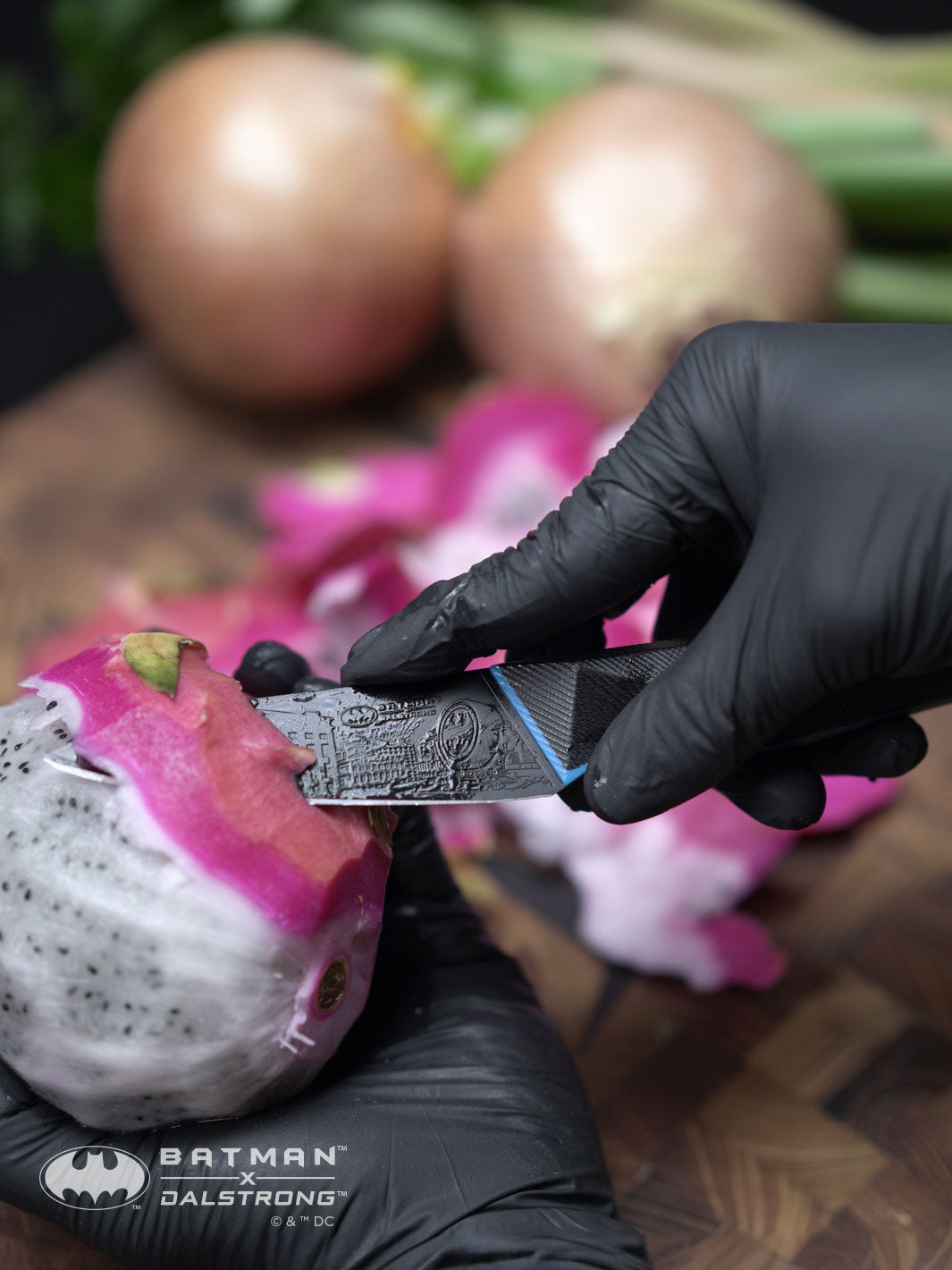 2 Piece Set | 8" Chef's Knife & 3.75" Paring Knife | Batman™ Edition | Shadow Black Series | Dalstrong ©