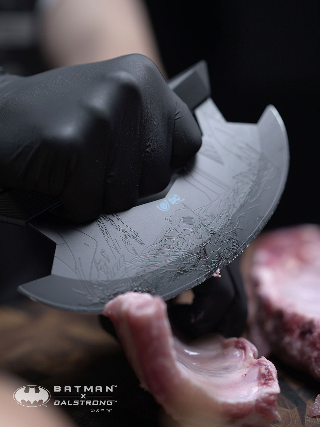 Ulu Knife 7" | Batman™ Edition | Shadow Black Series | Dalstrong ©