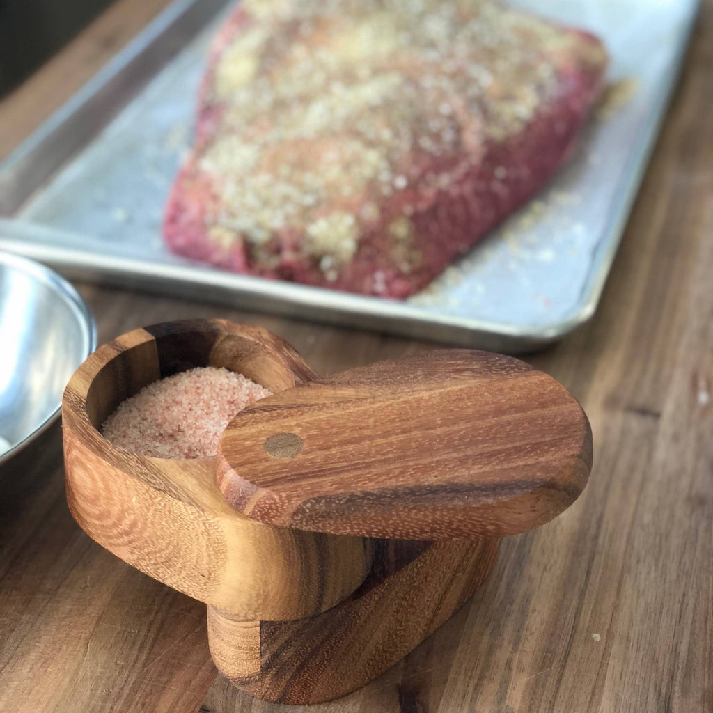 Acacia Ironwood Salt Cellar