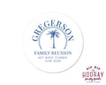 Beach Family Reunion Palm Tree Coaster