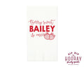 Berry Sweet Strawberry First Birthday Guest Towels